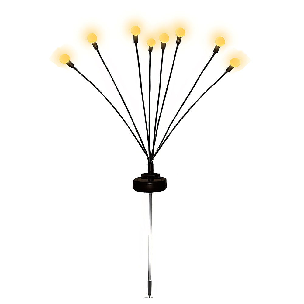 Solar Garden Lights Firefly Swaying Light Outdoor Decor 2 Pack
