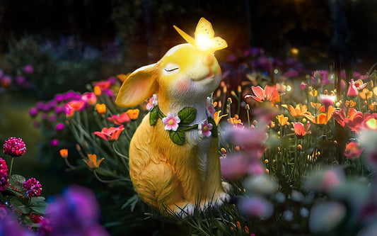 Cute Statue Bunny Lamp