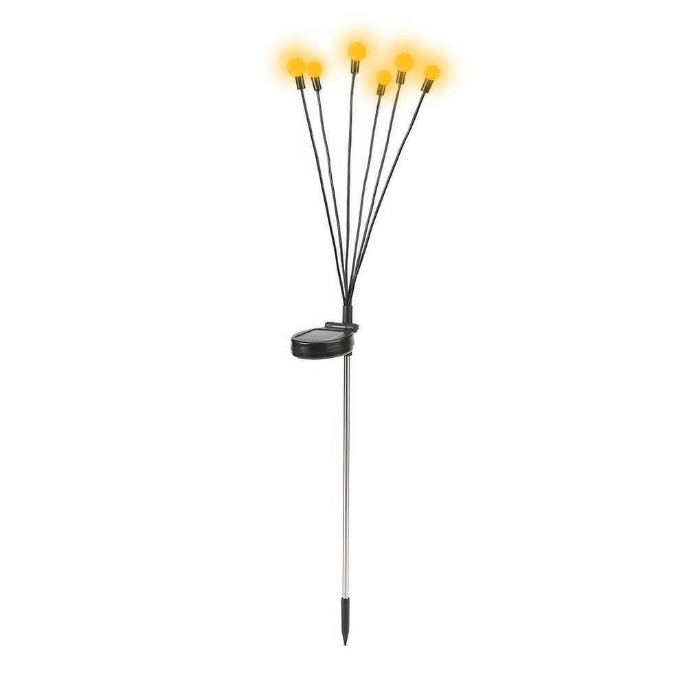 Solar Garden Lights Firefly Swaying Light Outdoor Decor 2 Pack