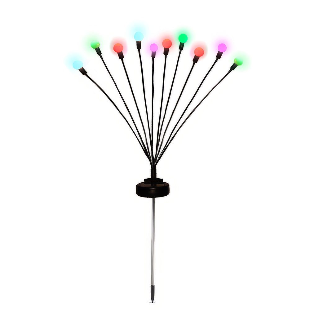 Solar Garden Lights Firefly Swaying Light Outdoor Decor 2 Pack