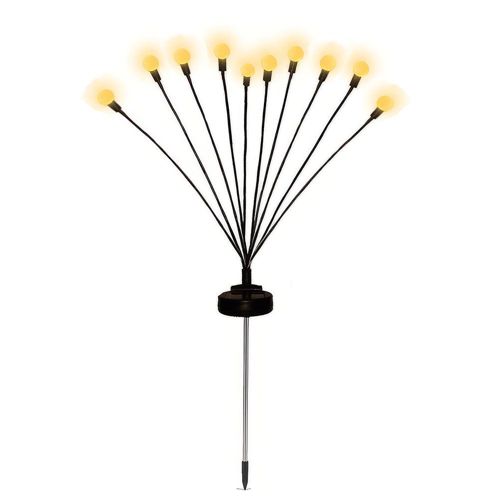 Solar Garden Lights Firefly Swaying Light Outdoor Decor 2 Pack
