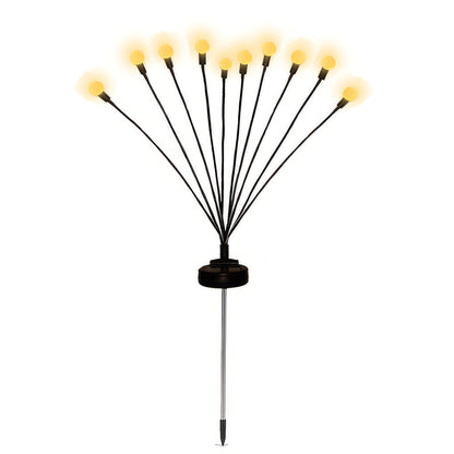 Solar Garden Lights Firefly Swaying Light Outdoor Decor 2 Pack
