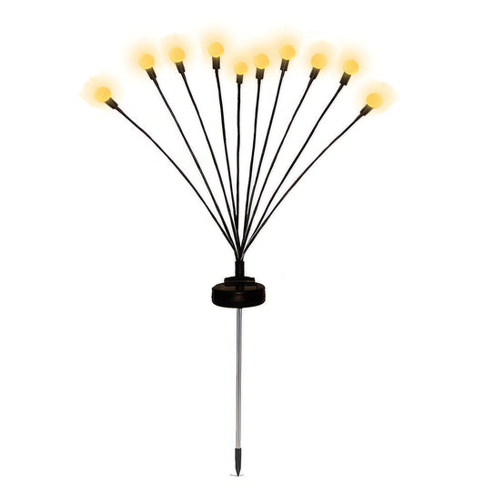 Solar Garden Lights Firefly Swaying Light Outdoor Decor 2 Pack