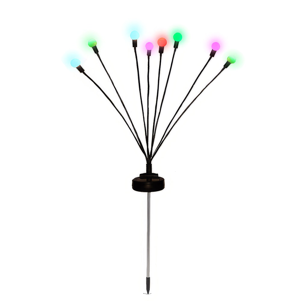 Solar Garden Lights Firefly Swaying Light Outdoor Decor 2 Pack